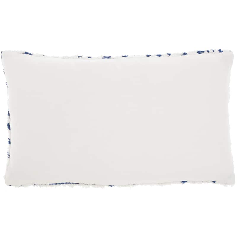 Mina Victory Life Styles Textured Geometric Boho Throw Pillow , ( 12"X20" )