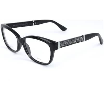 Jimmy Choo Women's 53mm Black Glitter Opticals JC178-FA3-53