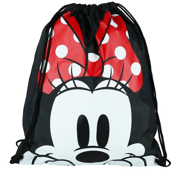 face drawstring bag