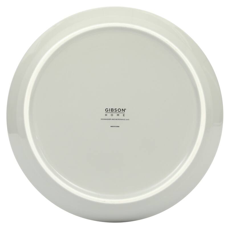 Gibson Home Summer Shades 16 Piece Plates and Bowls Dishes Service for 4 Stoneware Dinnerware Set