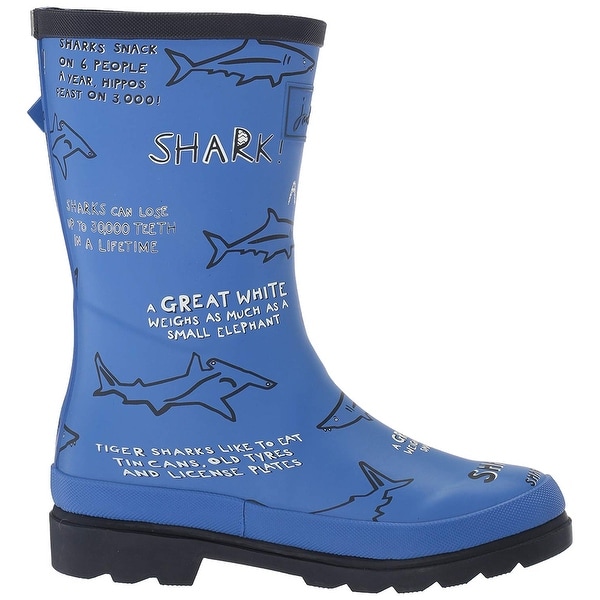 Joules Boy's Jnr Welly Print Mid Calf Boot