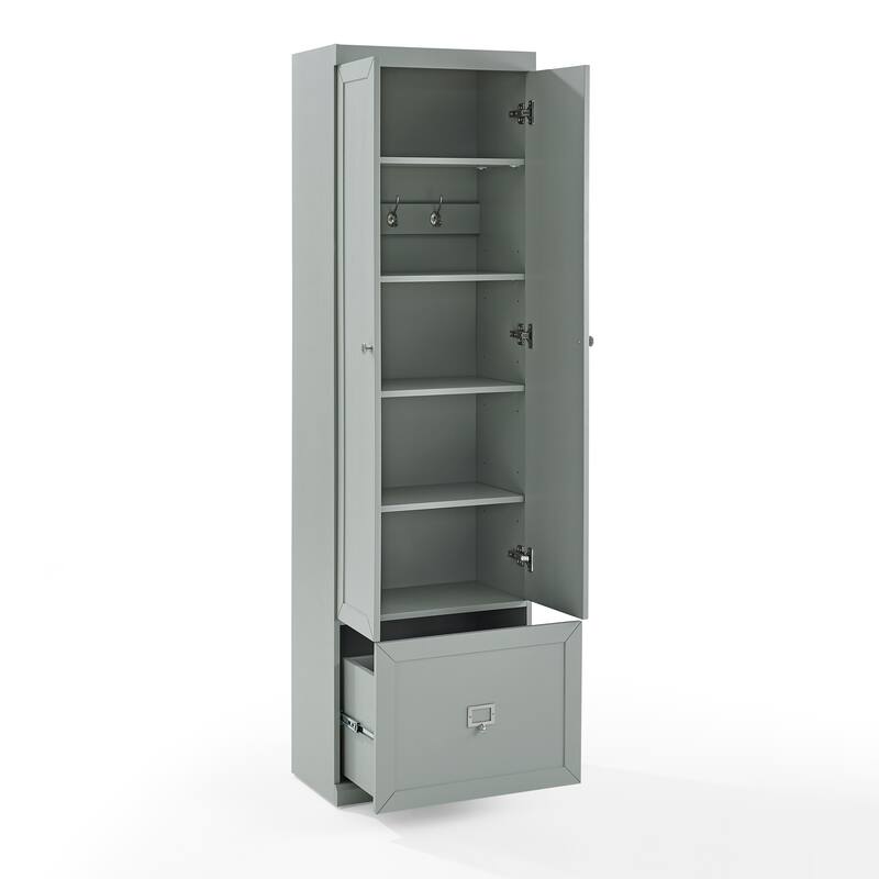 Crosley Harper Convertible Pantry Closet - 12.5" x 22" x 74"