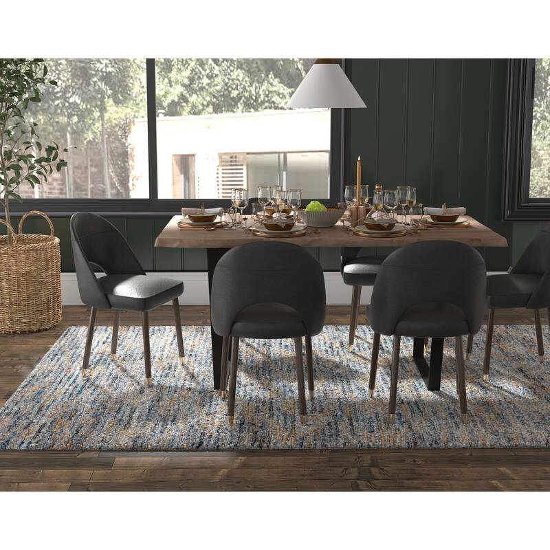 Domani Club Ombre Ocean Jute & Recycled Fiber Rug