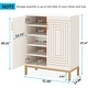 preview thumbnail 6 of 16, 20 Pairs Entryway Shoe Storage Cabinet Storage Organizer for Closet