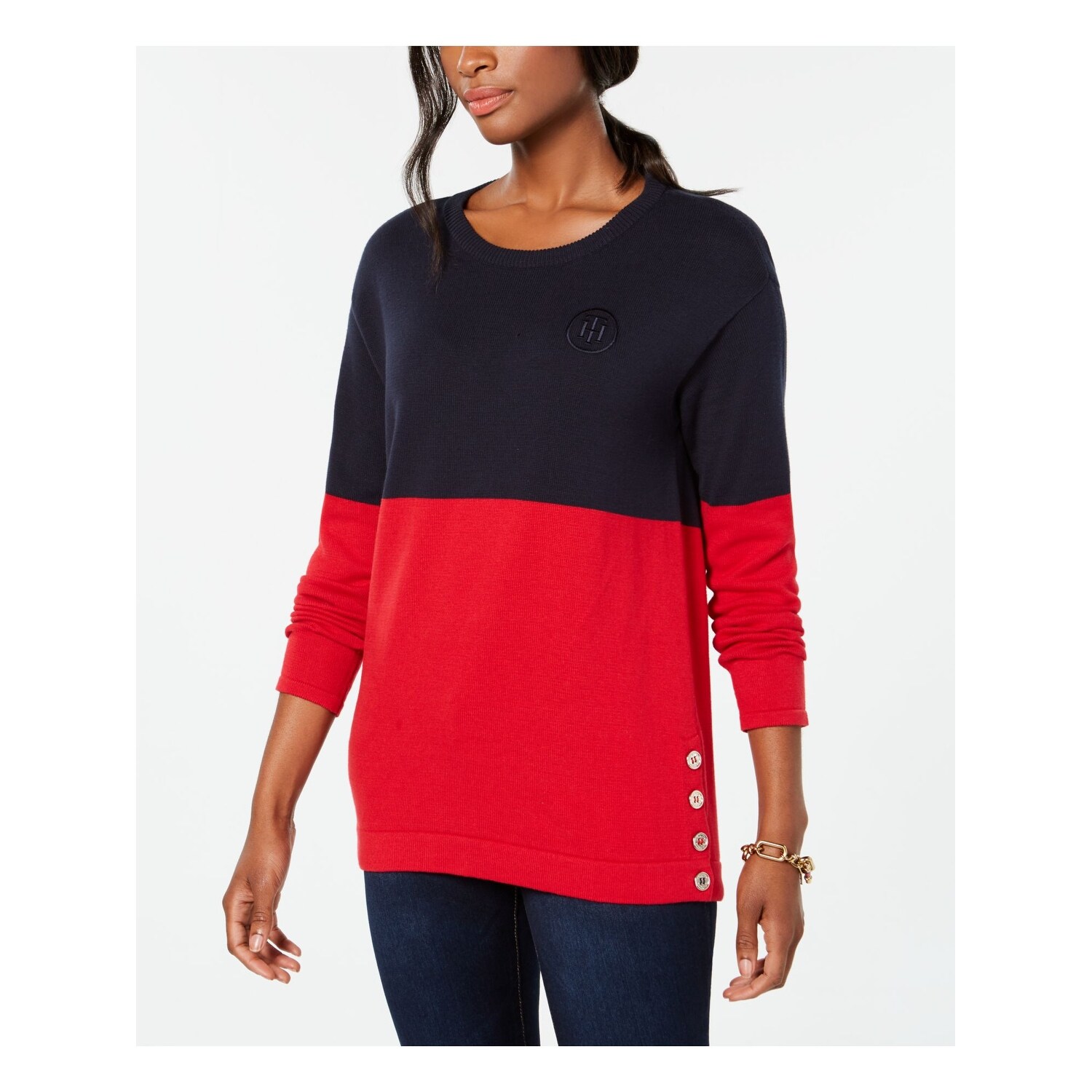 tommy hilfiger long sleeve crew neck