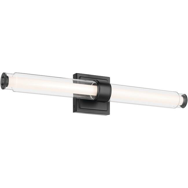 Kichler 55238LED Laurene 2 Light 27" Wide LED Vanity Light with Clear - Black
