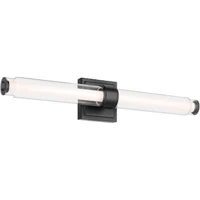 Kichler 55238LED Laurene 2 Light 27" Wide LED Vanity Light with Clear