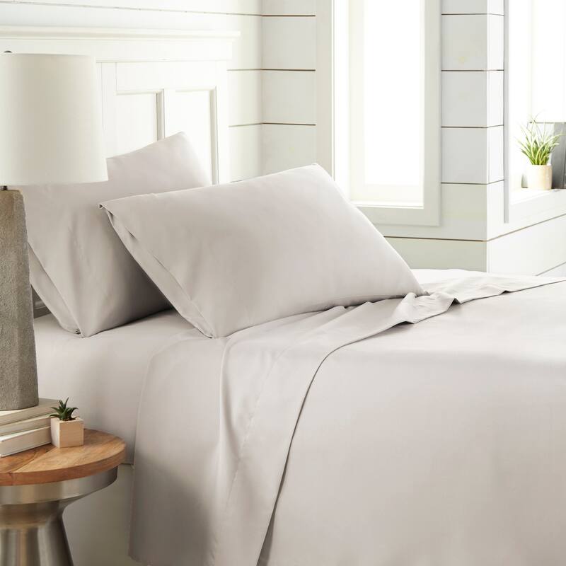 Vilano Classic Ultra-Soft Deep Pocket 4-piece Bed Sheet Set - Bone - Twin