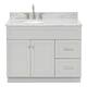 Option Grey / Carrara White Top