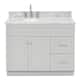 Option Grey / Carrara White Top