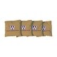 preview thumbnail 1 of 1, Westminster College Girffins Gold Cornhole Bags All-Weather Resin Filled