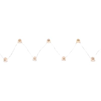 10-Count LED Halloween Ghost Fairy Lights 5.25ft Copper Wire