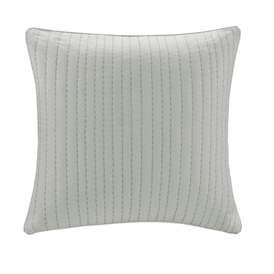 INK+IVY Camila Cotton Quilted Euro Sham