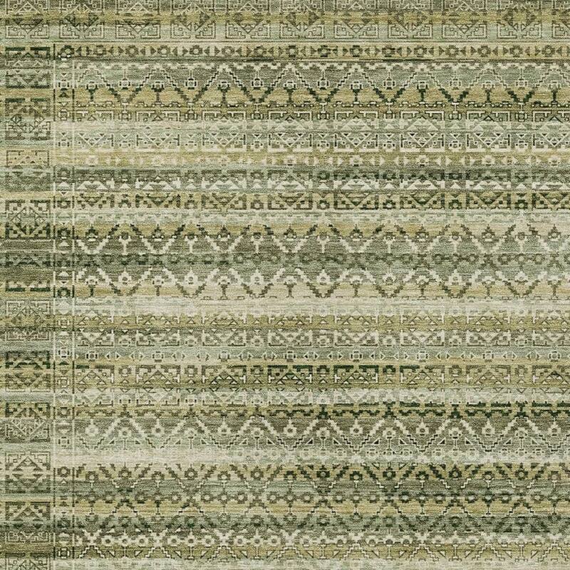 HomeRoots Striped Transitional Rectangle Outdoor Rug