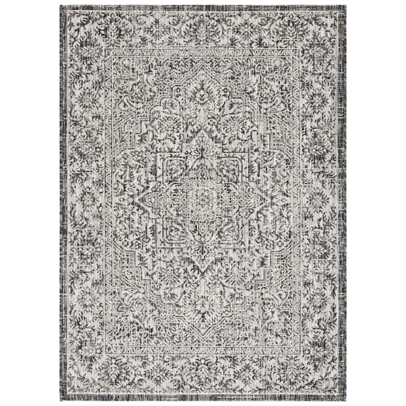 SAFAVIEH Courtyard Guylaine Indoor/ Outdoor Waterproof Patio Backyard Rug