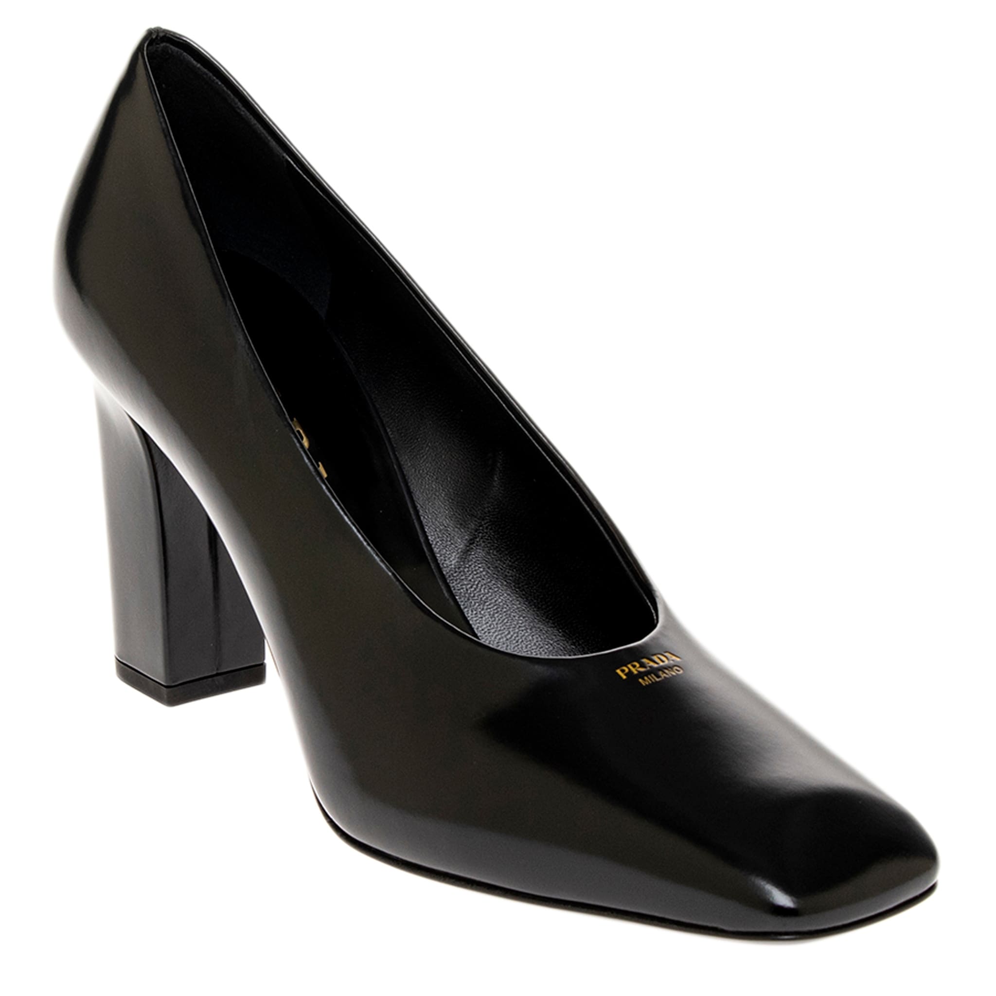 Prada Brushed Leather Pumps