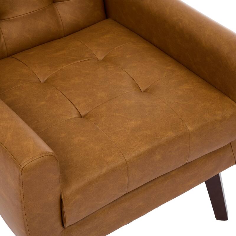 Set of 2 Tufted Upholstered Accent Armchair