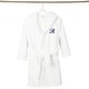 preview thumbnail 49 of 100, Sweet Kids 100% Polyester SUPER PLUSH Double Brushed Hooded Bathrobe with Navy Script Monogram