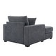 preview thumbnail 58 of 58, Modern Style Chaise Lounger Sofa Couch ,with Pillows, Charge Station & Cup Holders