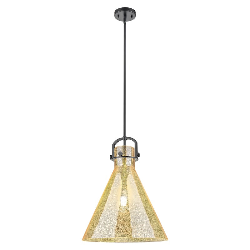 Innovations Lighting 410-1SL-G411-16ME Newton Cone 16" Wide Pendant