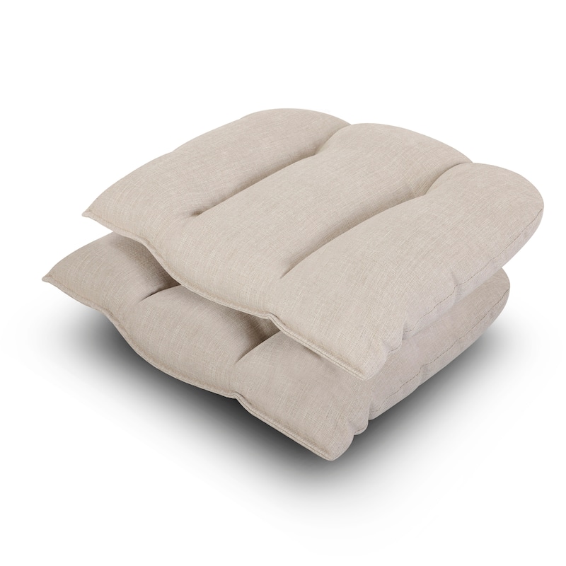 Outdoor 2-Piece Woven Rope Conversation Chair Set with Cushions