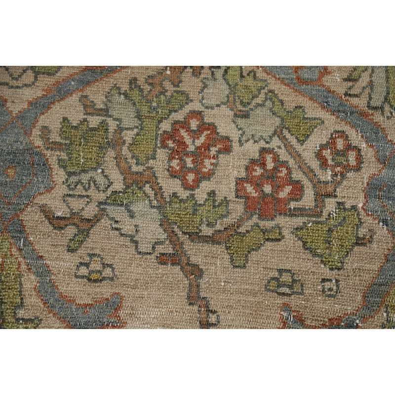 Hand Knotted Oriental 100% Wool Carpet Traditional All-Over Brown Bakhtiari Area Rug - 16' 2'' X 12' 2''