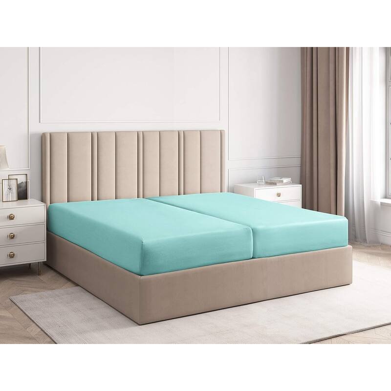 CGK Linens Microfiber 8" - 16" Deep Pocket Soft Fitted Sheet