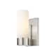 Option Satin Nickel / Matte White