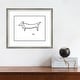preview thumbnail 3 of 68, Le Chien (The Dog) by Pablo Picasso Framed Wall Art Print