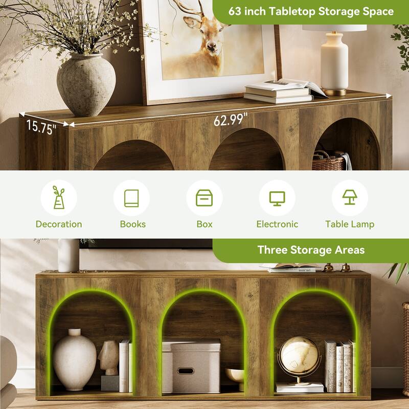 TV Stand For Tvs Up To 75",Entryway storage table - n/a