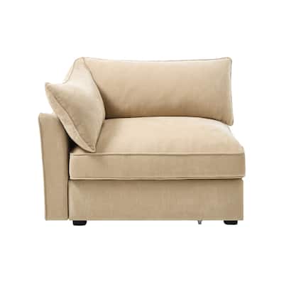 Velvet Sofa - Wheat, Chenille, 39x34x33 inches