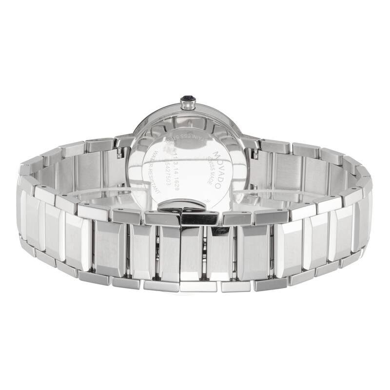 Movado Women's Sapphire 28mm Quartz Watch 0607547 - Silver - One Size