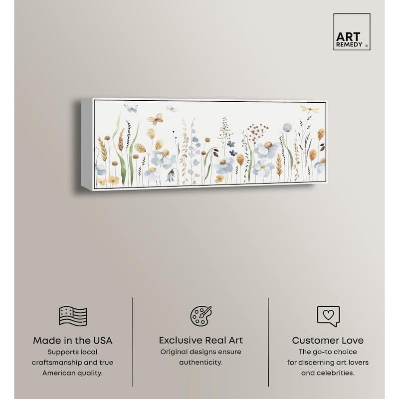 Blissful Spring Wide Panoramic Canvas by Art Remedy