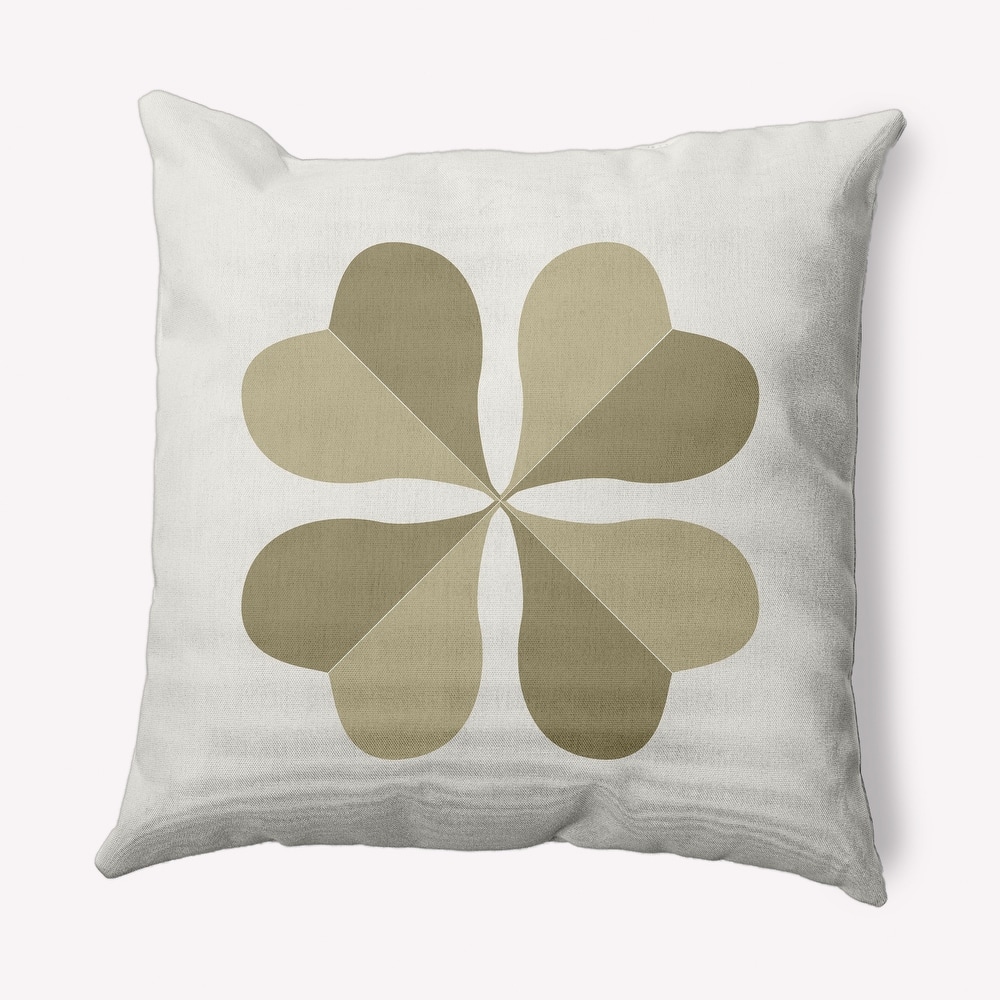 Lucky Clover St. Patrick's Day Decorative Throw Pillow