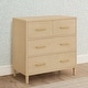 preview thumbnail 11 of 18, Delta Children Classic 4 Drawer Dresser with Changing Top Oak