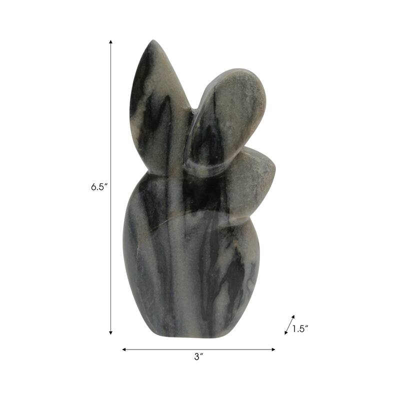 Marble Decorative Statue Elegant Contemporary Carved Figurine