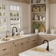 preview thumbnail 42 of 81, Karran Drop-In Quartz 33 in. 1-Hole 60/40 Double Bowl Kitchen Sink Kit