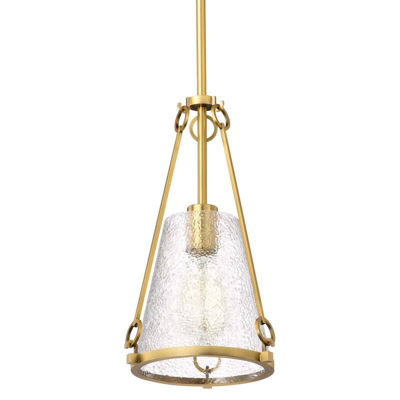 Nuvo Lighting 60/8255 Valentine 8" Wide Mini Pendant - Vintage Brass