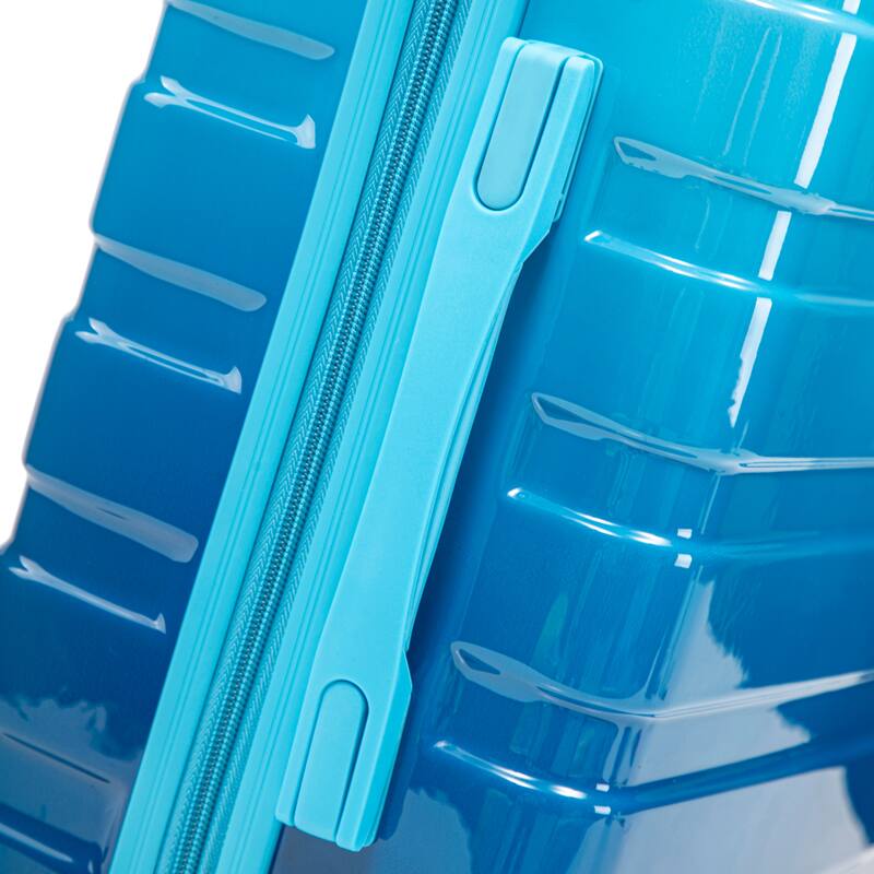 14In 20In 2 pcs in PC Spinner Wheel Luggage, Carry on Suitcase, With Gradient Color and Combination Lock