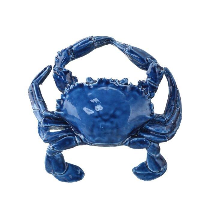 Resin 'Ceramic' Crab 5.75" Set of 4