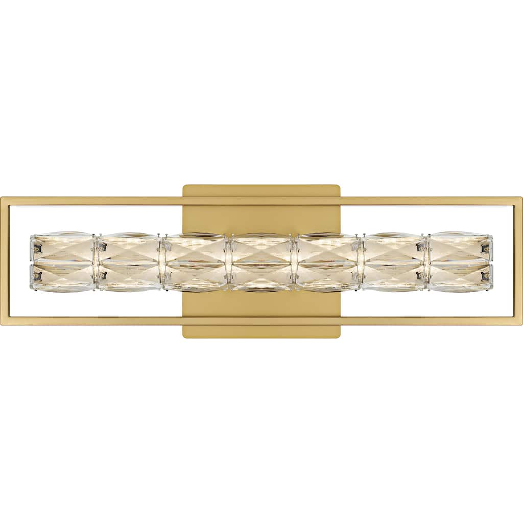 Dazzle Integrated LED Soft Gold Bath Light with CCT Switch