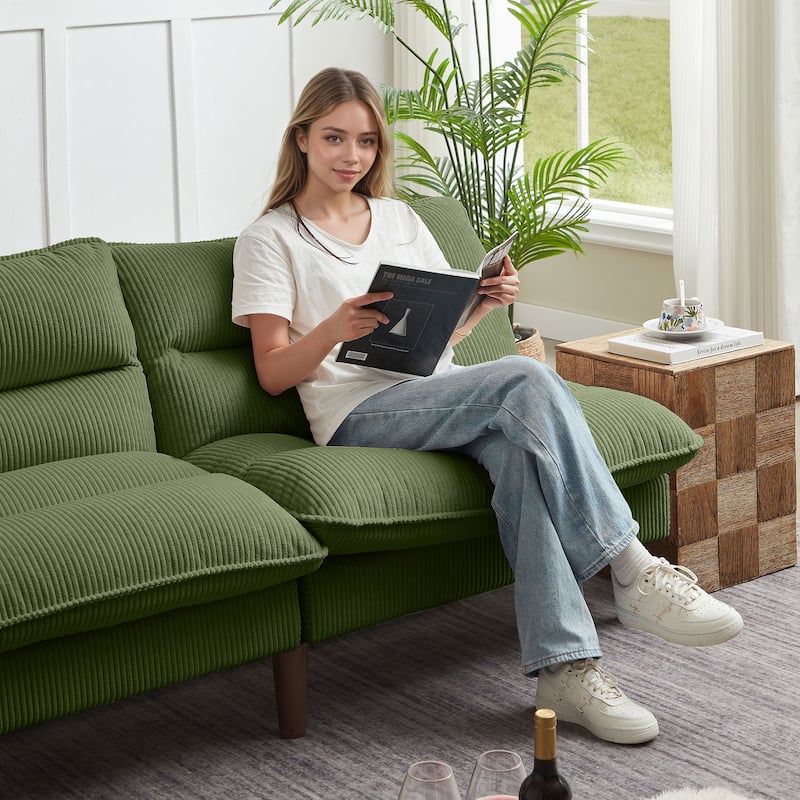 72.4" Armless Futon Sofa Bed