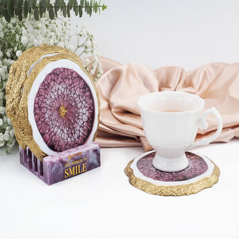 13pcs Irregular Silicone Coaster Mold Set