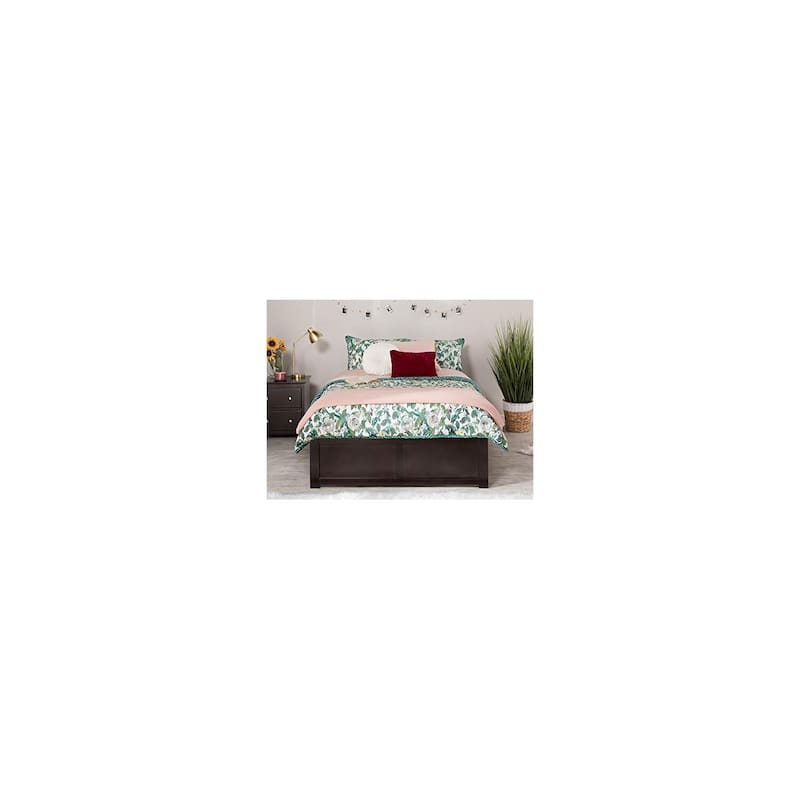 Appeal Twin Panel Bed - Wood Veneer Frame - Dovetail Drawers - No Foundation Needed
