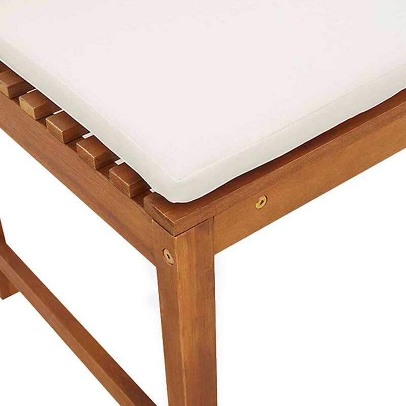 vidaXL Garden Bench Set Brown solid acacia wood - 20 x 35 x 30