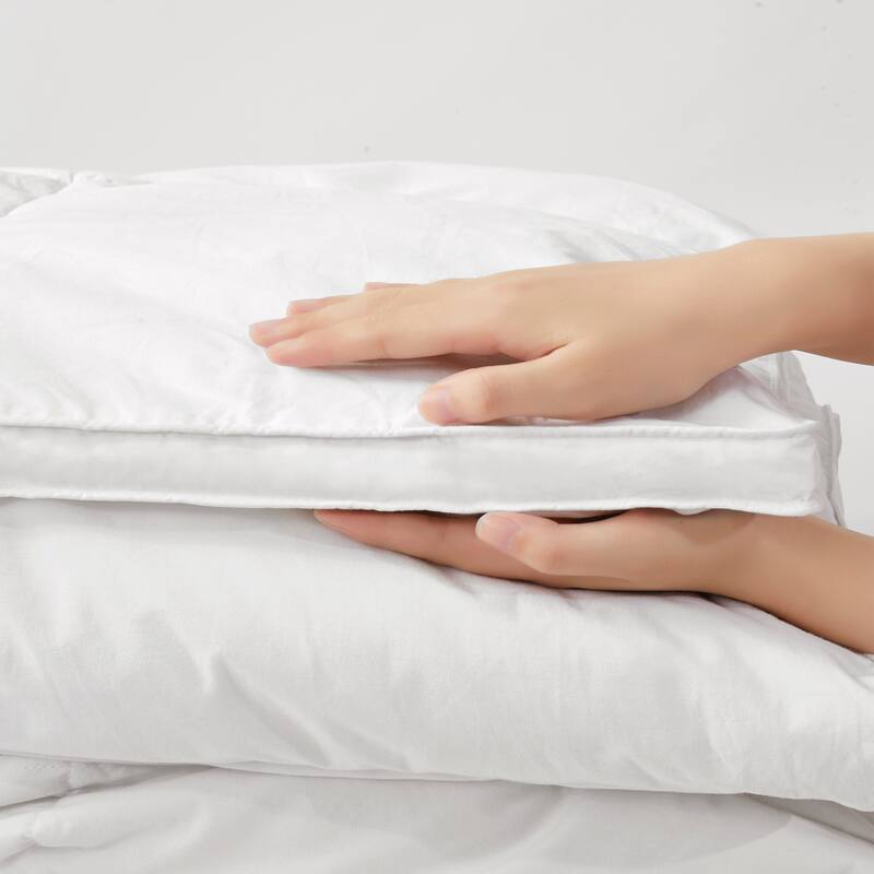 All-Year-Round White Goose Down Comforter All Warmth Rating