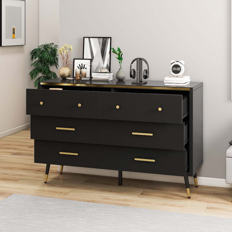 Moasis Modern 6/7 Drawer Chest Drawers Furniture Storage Cabinet For Bedroom Living Room