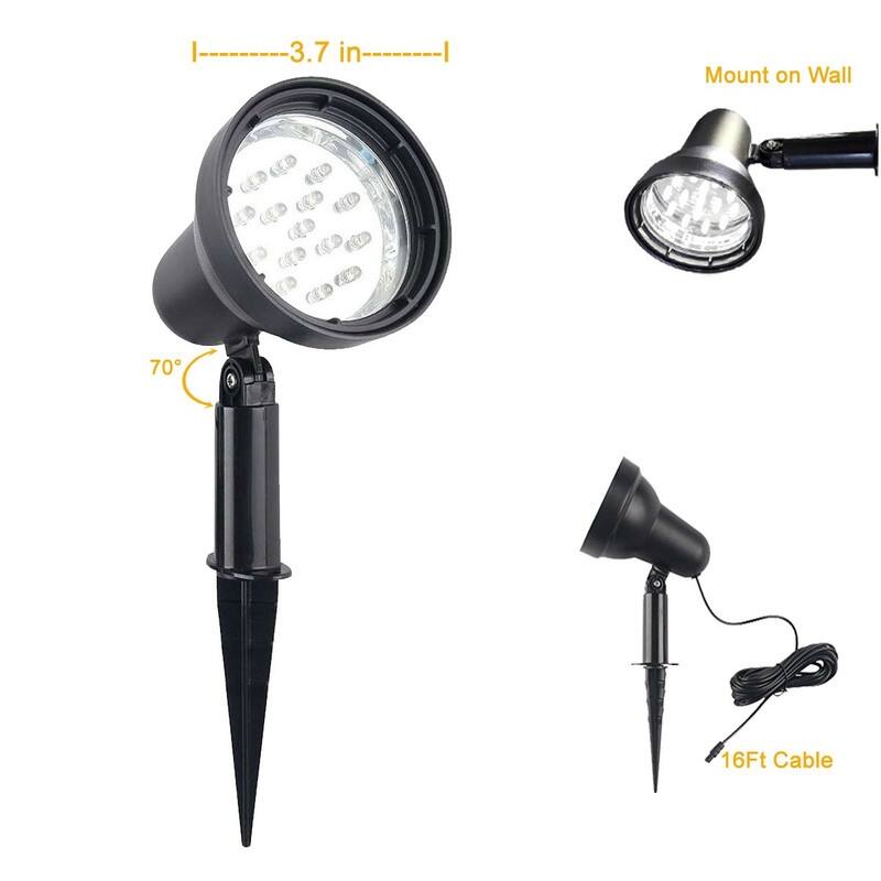 Solar Spotlights Outdoor Waterproof Bright Solar Wall Light Led Security