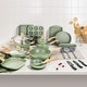preview thumbnail 14 of 26, 30-Piece Kitchen Granite Cookware and Bakeware Set, Cooking Pans Set Non-Stick Pots and Pans Set