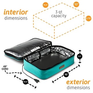 HOTLOGIC 16801169-BL Portable Personal Expandable Mini Oven XP, Blue - Bed  Bath & Beyond - 33313054